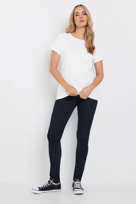 LTS Tall Womens White Cotton T-Shirt | Long Tall Sally 2