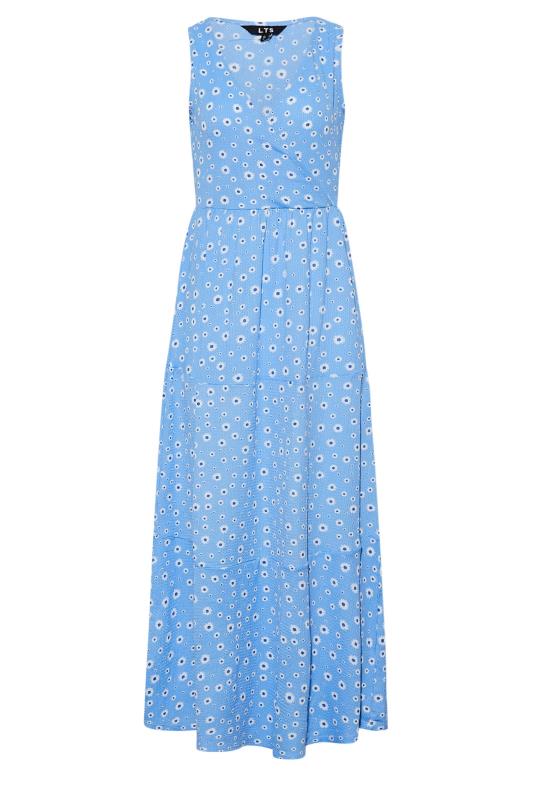 LTS Tall Women's Blue Daisy Print Maxi Dress | Long Tall Sally 6