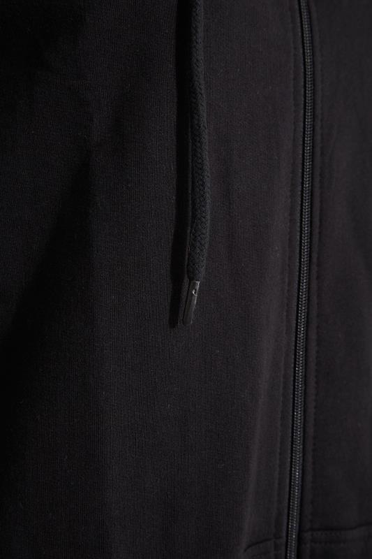 LTS Tall Women's Black Cotton Longline Hoodie | Long Tall Sally 6