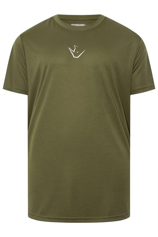 IronRhino Big & Tall Olive Green Performance T-Shirt | BadRhino 5
