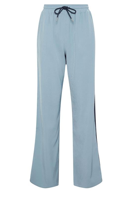 Tall  LTS Tall Blue Side Stripe Wide Leg Trousers