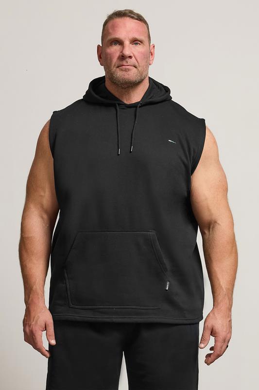 BadRhino Big & Tall Black Core Sleeveless Hoodie 2