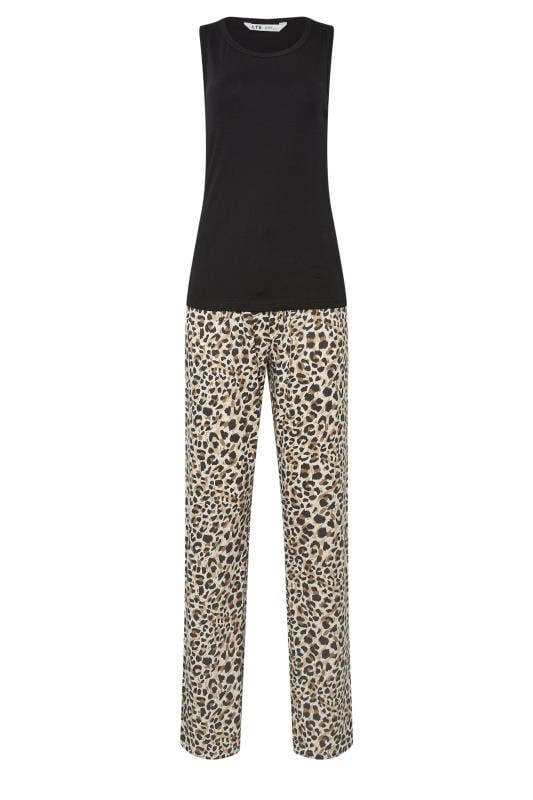 LTS Tall Leopard Print Wide Leg Pyjama Set | Long Tall Sally 5
