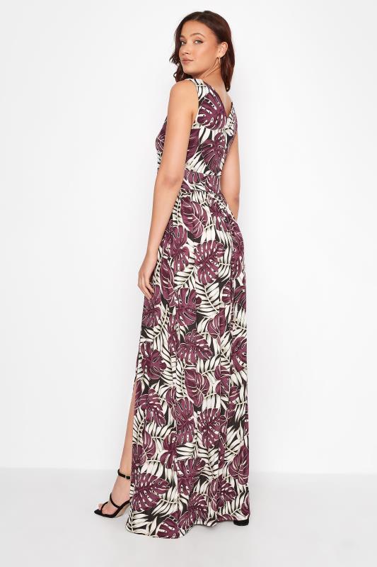 Tall Women's Purple Floral Side Slit Maxi Dress | Long Tall Sally  3