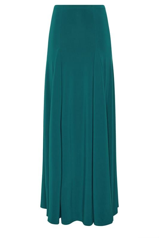 LTS Tall Women's Teal Green Godet Maxi Skirt | Long Tall Sally 5