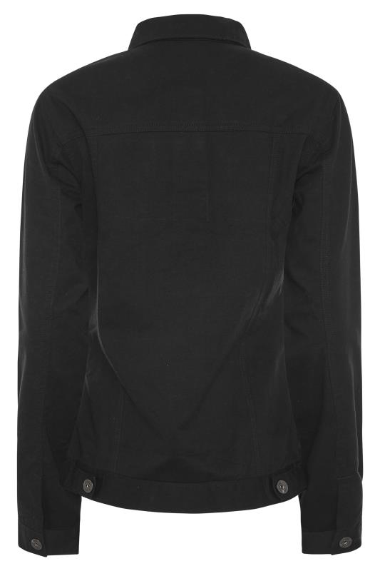 Tall Women's LTS Black Denim Jacket | Long Tall Sally 7