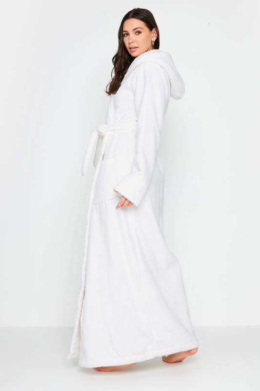 LTS PREMIUM Tall Womens White Cotton Towelling Maxi Robe | Long Tall Sally 4