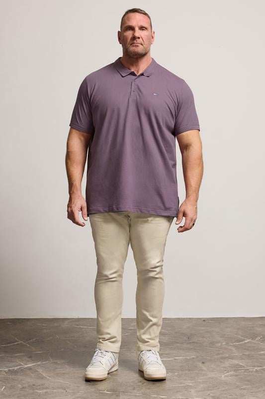 BadRhino Big & Tall Purple Polo Shirt | BadRhino 2
