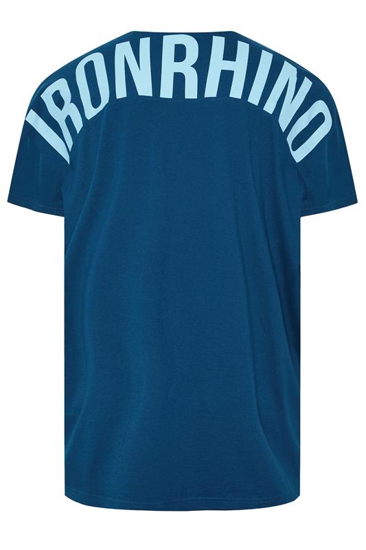 IronRhino Big & Tall Navy Blue Powerhouse T-Shirt | BadRhino 2