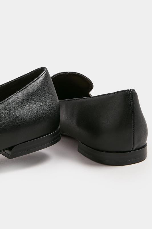 Black Link Loafer In Wide E Fit | Yours Clothing 4