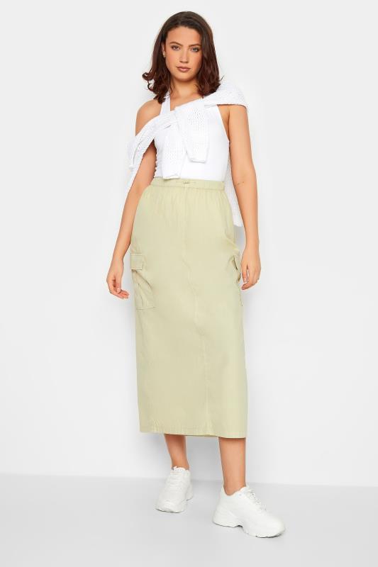 LTS Tall Women's Stone Brown Parachute Maxi Skirt | Long Tall Sally 2
