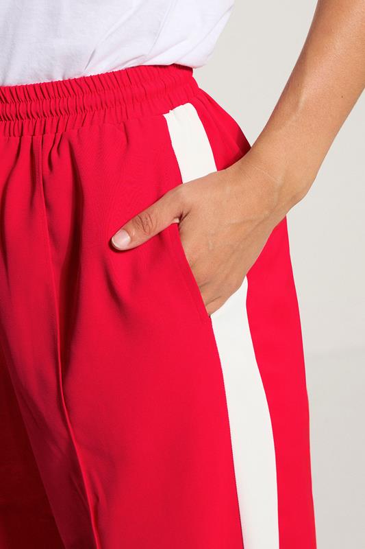 LTS Tall Red Side Stripe Trousers | Long Tall Sally 5