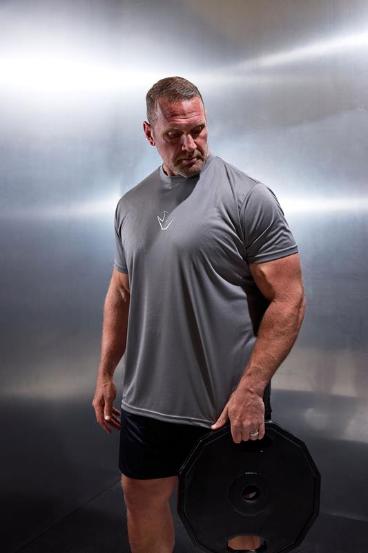 IronRhino Big & Tall Grey Performance T-Shirt