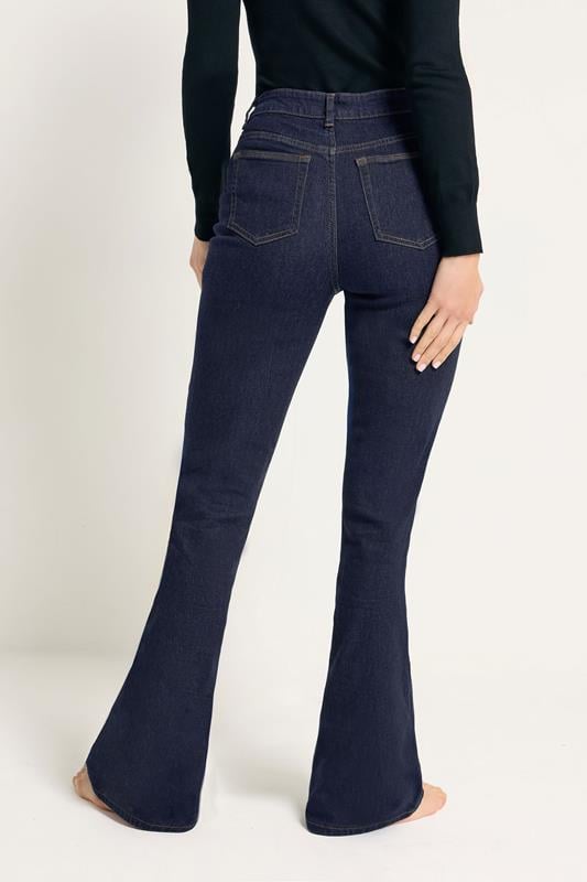 BLUER★(w) ASYMMETRIC SEMI-BOOTCUT DENIM PANTS少量製作希少品 LTS Tall Indigo Blue Denim Bootcut Jeans | Long Tall Sally