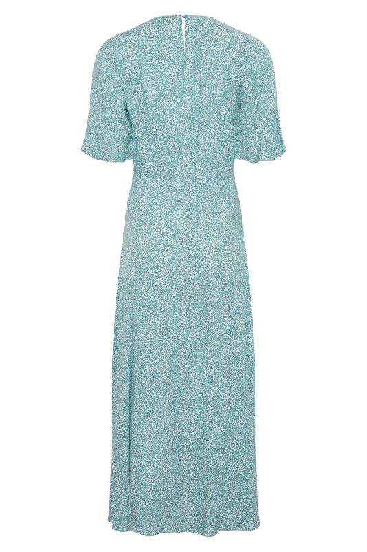 LTS Tall Women's Light Blue Floral Midi Dress | Long Tall Sally 7