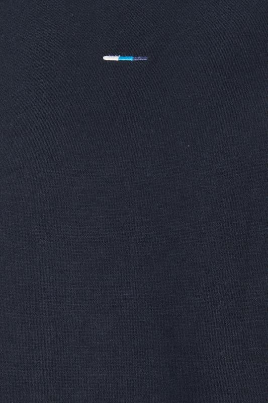 BadRhino Big & Tall Navy Blue Crew Neck Sweatshirt | BadRhino 7
