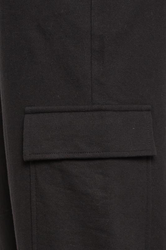 LTS Tall Women's Black Cargo Pocket Cuffed Joggers | Long Tall Sally 5