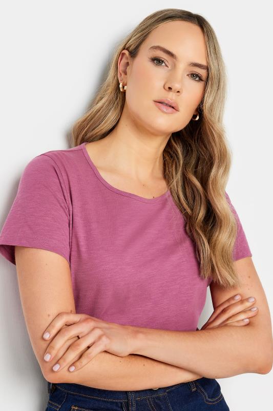 LTS Tall Womens Pink Short Sleeve T-Shirt | Long Tall Sally 4