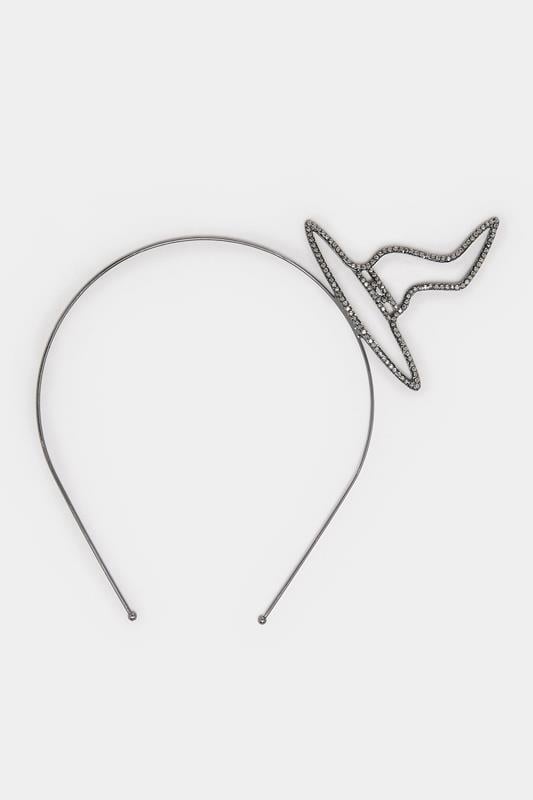 Silver Witch Hat Novelty Halloween Headband | Yours Clothing 1
