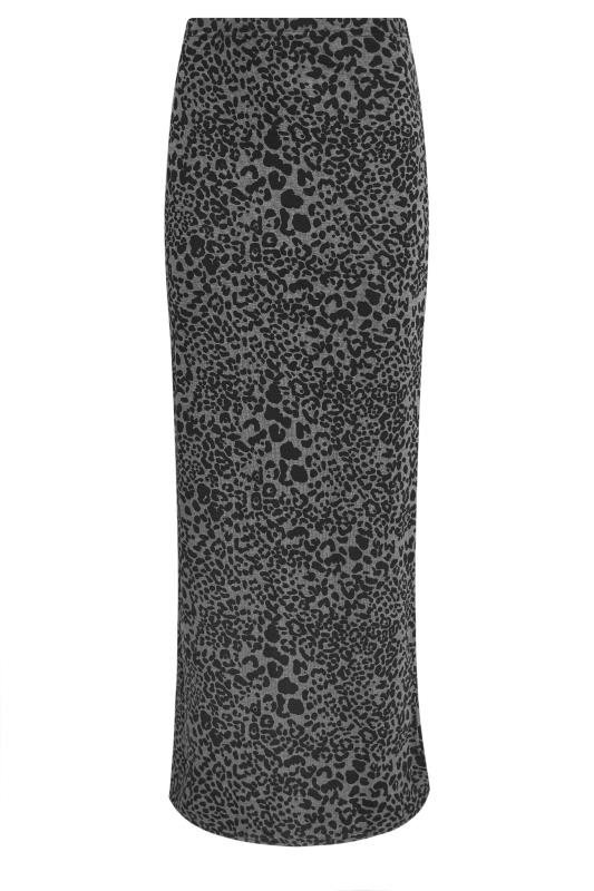 LTS Tall Grey Animal Print Maxi Skirt | Long Tall Sally 5