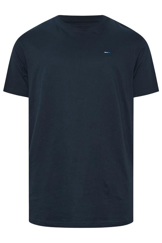 BadRhino Big & Tall Navy Blue Relaxed T-Shirt | BadRhino 1