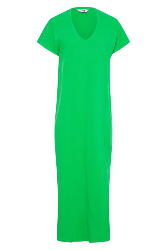 LTS Tall Women's Green Cotton T-Shirt Dress | Long Tall Sally 5