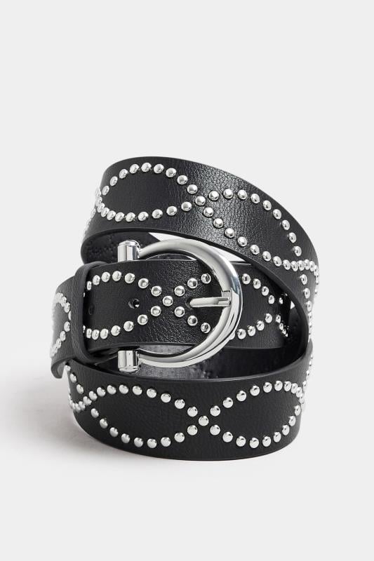 Silver Studded Jean Belt | Yours Clothing 2