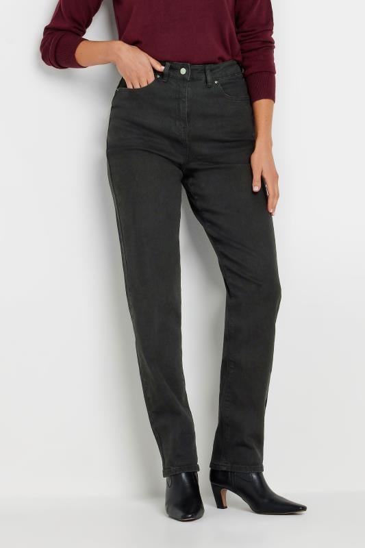 LTS Tall Women's Black Washed UNA Mom Jeans | Long Tall Sally 2