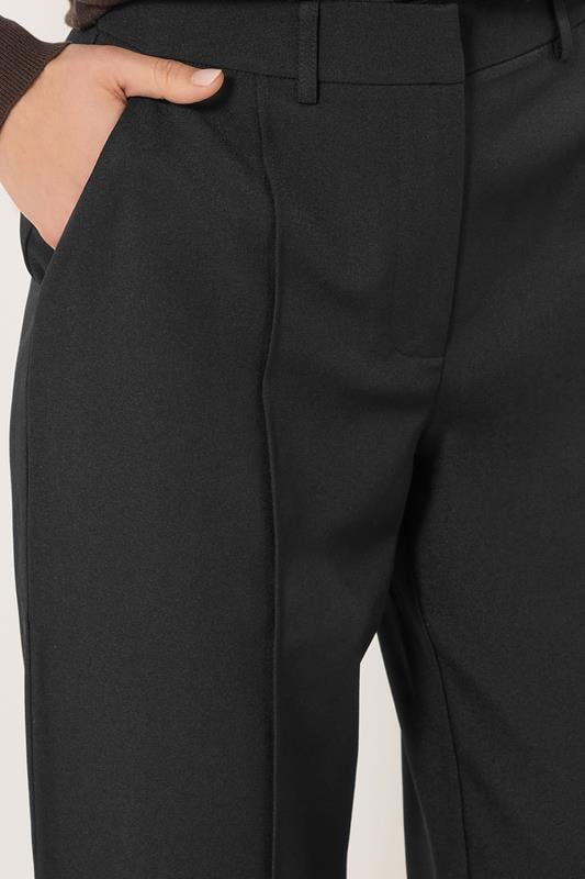 LTS Tall Women's Black Seam Front Wide Leg Trousers | Long Tall Sally 4