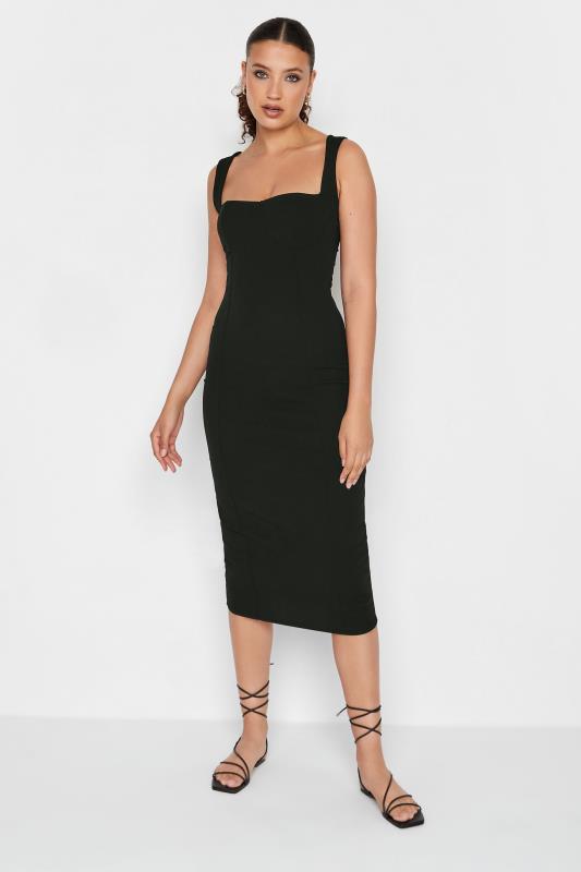 LTS Tall Women's Black Corset Detail Dress | Long Tall Sally 2