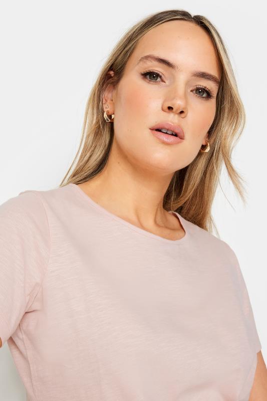 LTS Tall Womens Blush Pink Cotton T-Shirt | Long Tall Sally 4