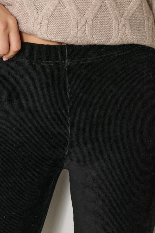 LTS Tall Black Cord Flared Leggings | Long Tall Sally 4