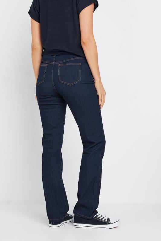 LTS Tall Women's Blue Straight Leg Jeans | Long Tall Sally  3