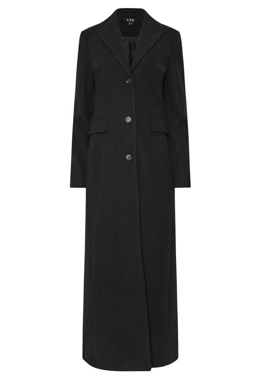 LTS Tall Black Formal Maxi Coat | Long Tall Sally 5