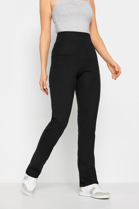 LTS Tall Women's Black Slim Leg Yoga Pants | Long Tall Sally