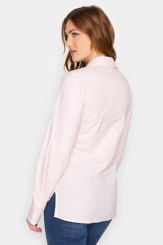 LTS Tall Women's Pink Stripe Fitted Shirt | Long Tall Sally 4