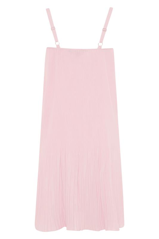 LTS Pink Pleat Lace Cami Top | Long Tall Sally 6