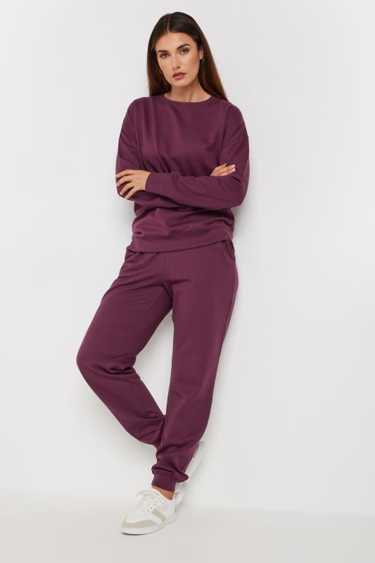 LTS Tall Burgundy Red Crew Neck Sweatshirt | Long Tall Sally 3