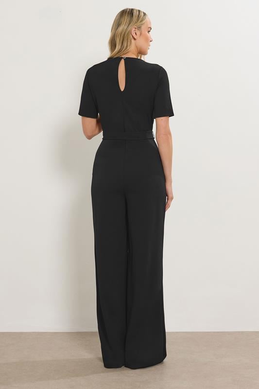 LTS Tall Black Belted Jumpsuit | Long Tall Sally  3