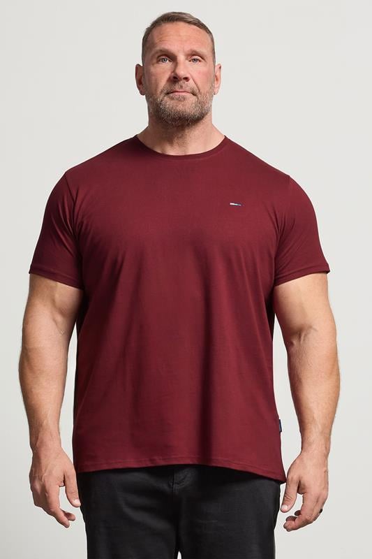 BadRhino Big & Tall Windsor Wine Red Core T-Shirt
