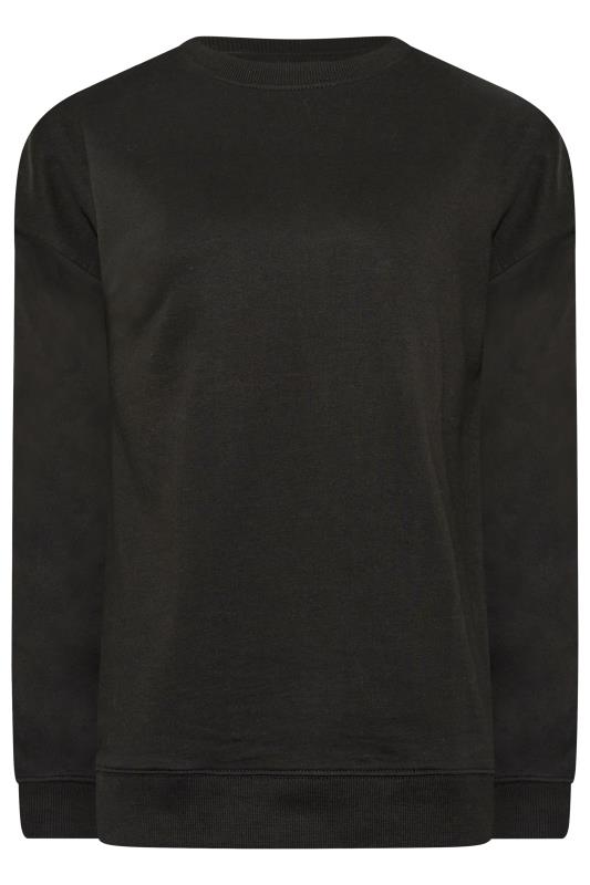 LTS Tall Black Long Sleeve Sweatshirt | Long Tall Sally  6