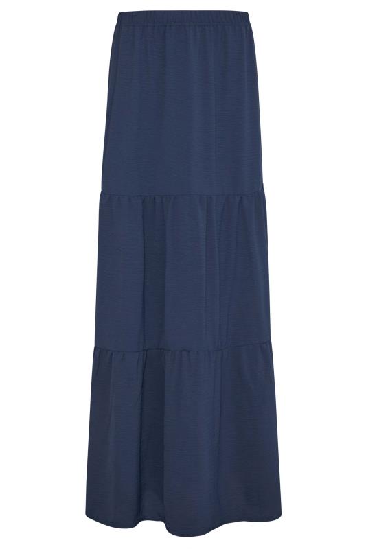 LTS Tall Women's Navy BlueTiered Crepe Maxi Skirt | Long Tall Sally 4