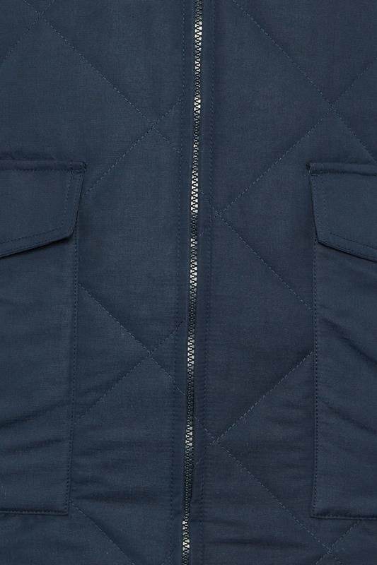 BadRhino Big & Tall Navy Blue Quilted Jacket | BadRhino 7
