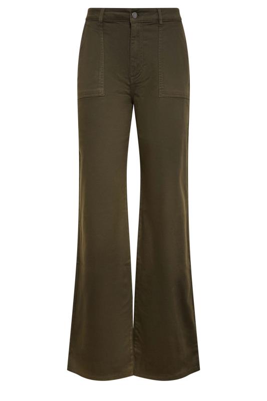 LTS Tall Women's Green Wide Leg Trousers | Long Tall Sally 6
