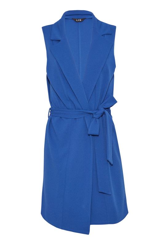 LTS Tall Women's Cobalt Blue Sleeveless Scuba Blazer | Long Tall Sally 6