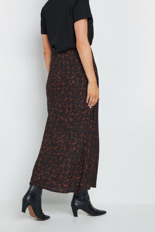 LTS Tall Women's Chocolate Brown Leopard Print Midaxi Skirt | Long Tall Sally 4