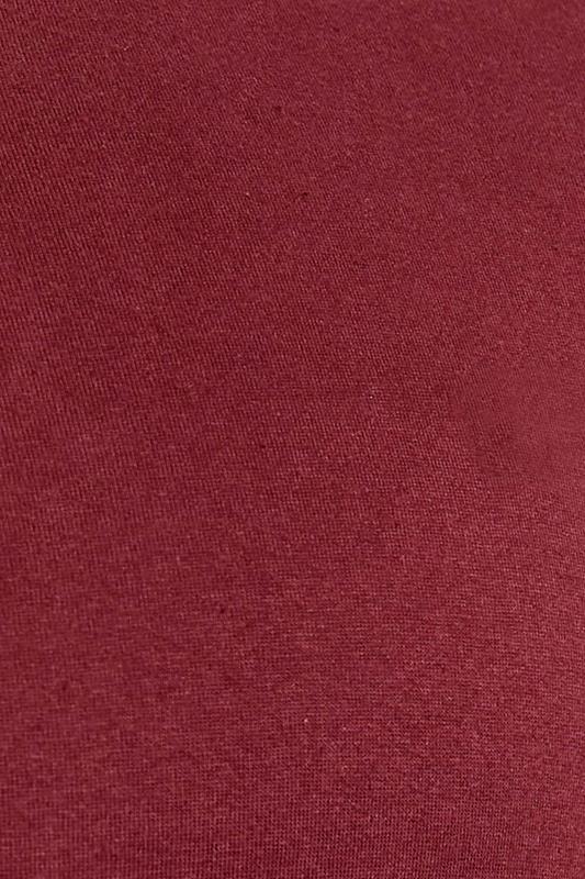 BadRhino Big & Tall Windsor Wine Red Extra Long Core T-Shirt | BadRhino 3