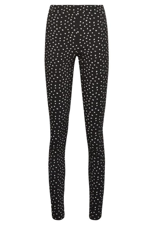 LTS Tall Women's Black Polka Dot Stretch Skinny Trousers | Long Tall Sally 4