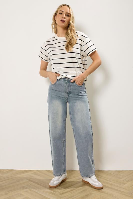 Tall  LTS Tall Light Blue Wash Carrot Jeans