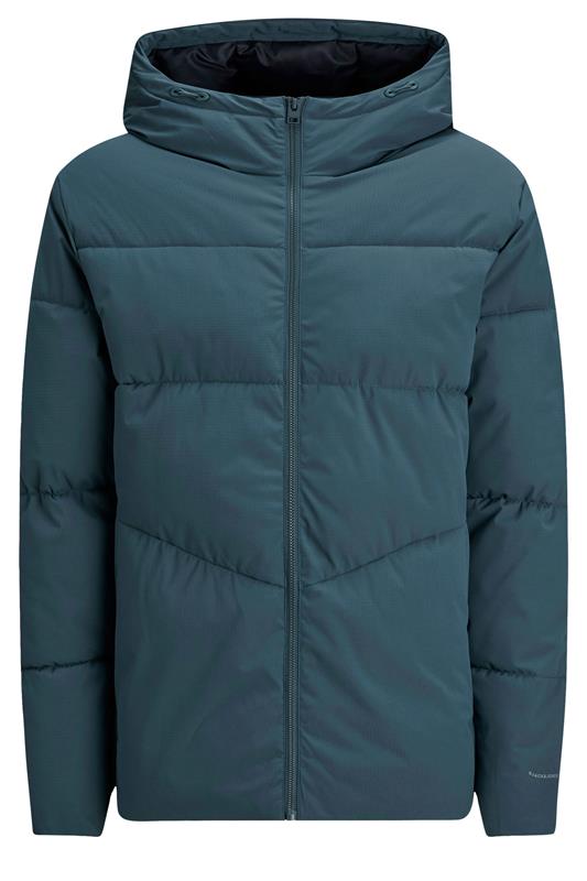 JACK & JONES Big & Tall Blue Puffer Jacket | BadRhino 4